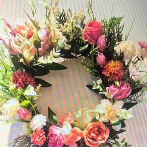 Vibrant Floral Wreath